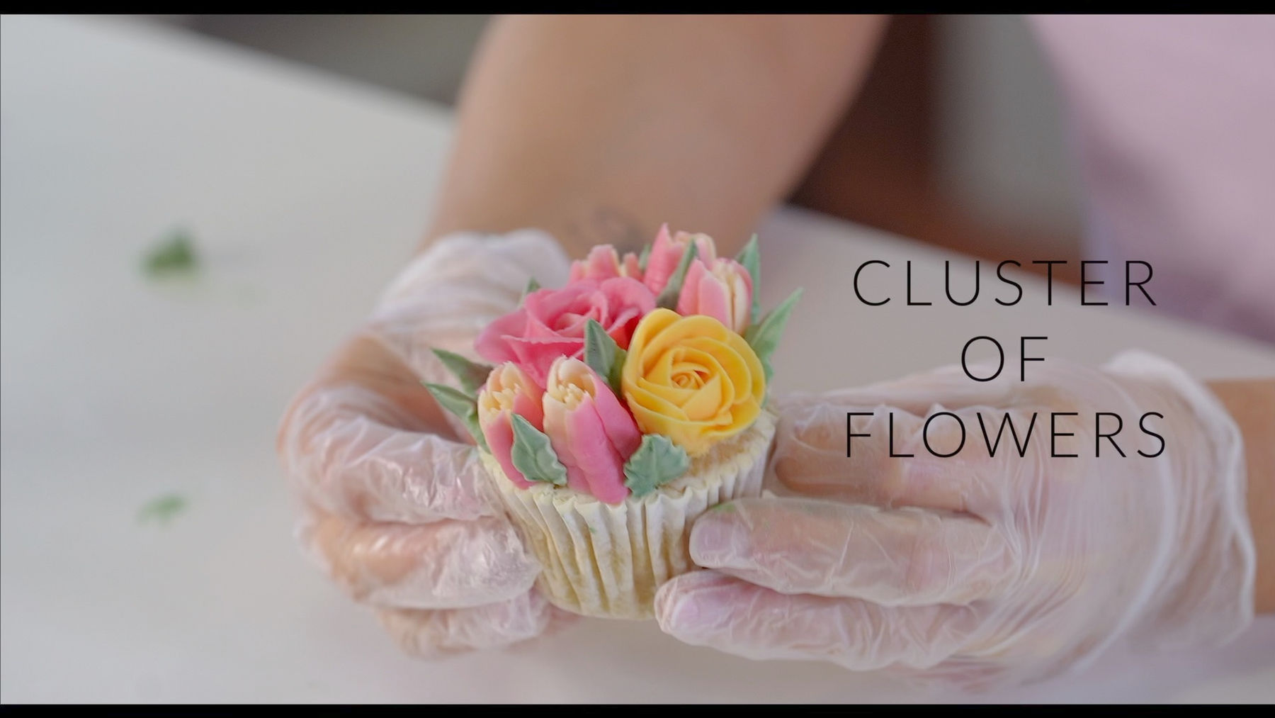 Cluster of Flowers - Featuring Mini Roses & Tulips